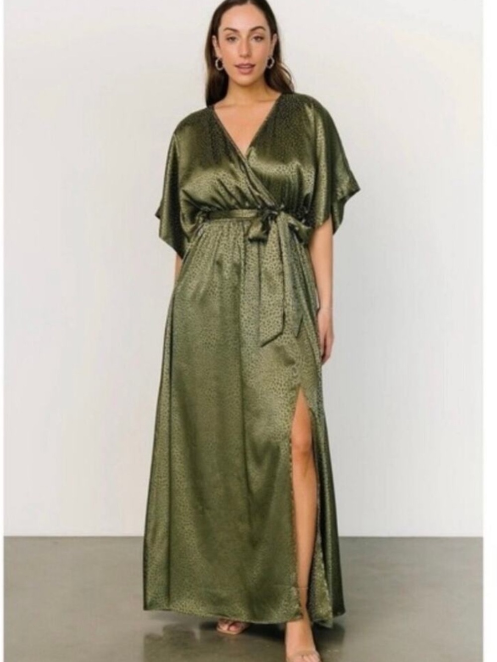 Baltic Born Green Savannah Kimono Maxi Dress - Size XS